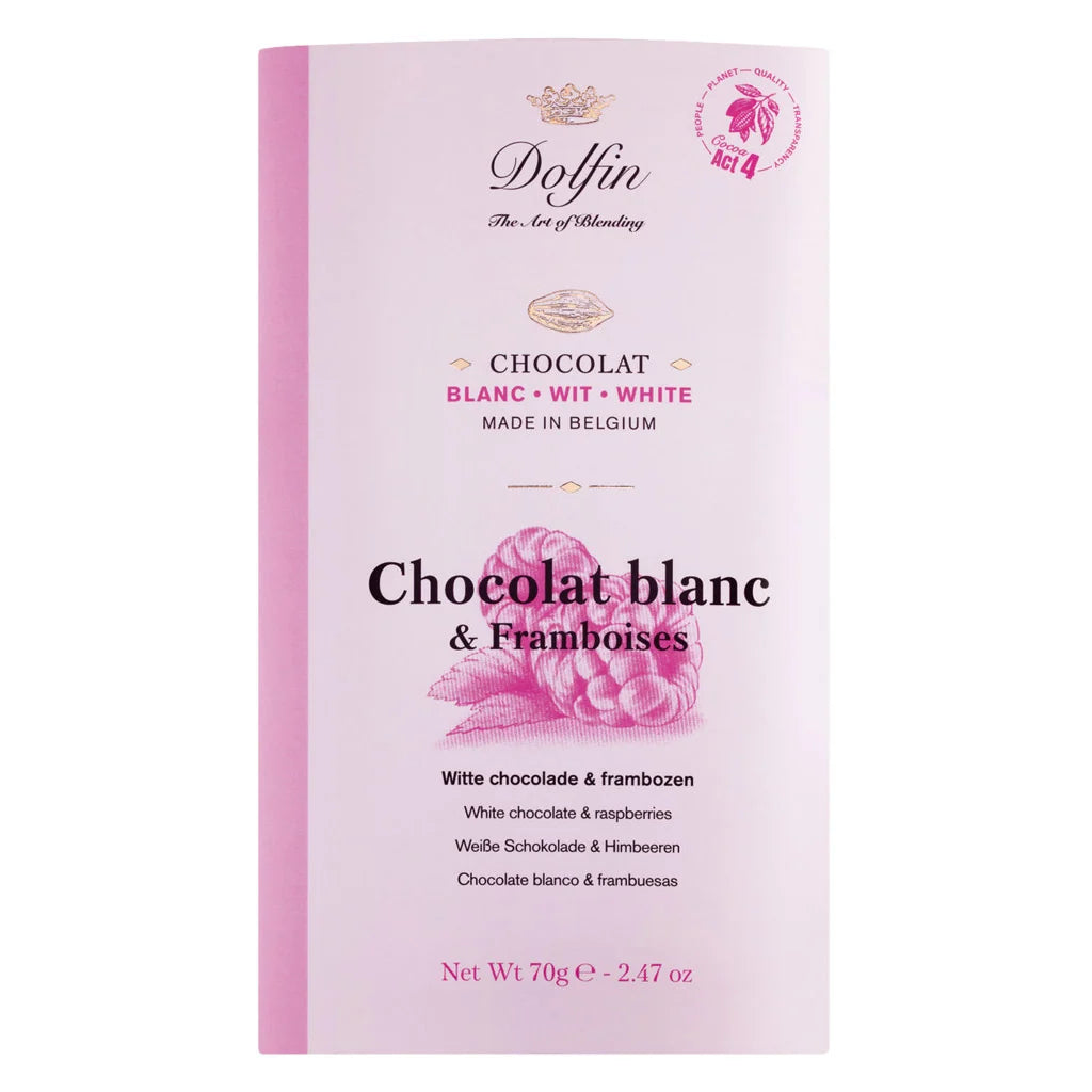 Dolfin | Chocolat blanc & Framboises