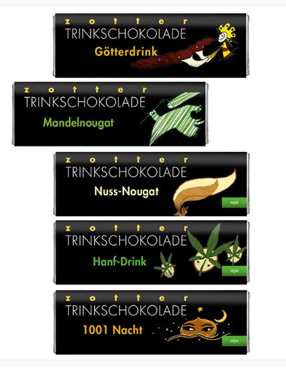 Zotter | Trinkschokolade Variation Nussdrinks (BIO)