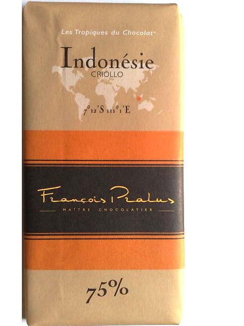 Pralus | Indonesie 75% 100g – dunkle Schokolade VEGAN