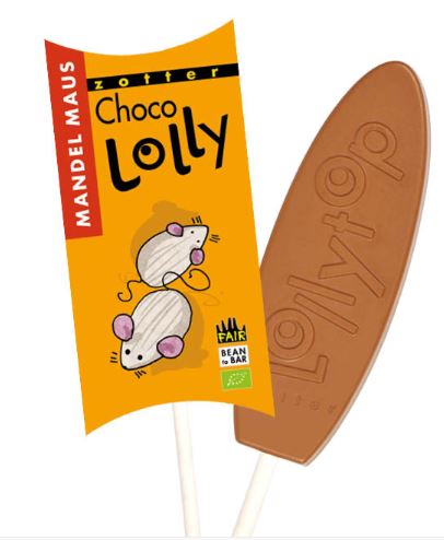 Zotter | Choco Lolly Mandel Maus (BIO)