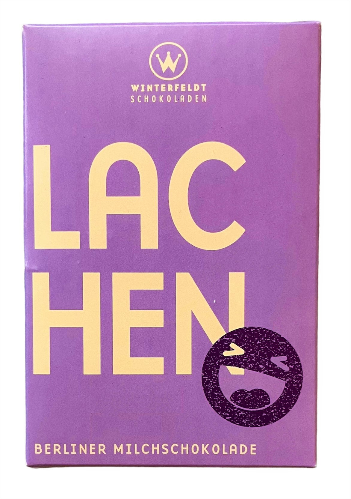 Winterfeldt Schokoladen | Lachen – Milchschokolade mit kandierten Veilchen