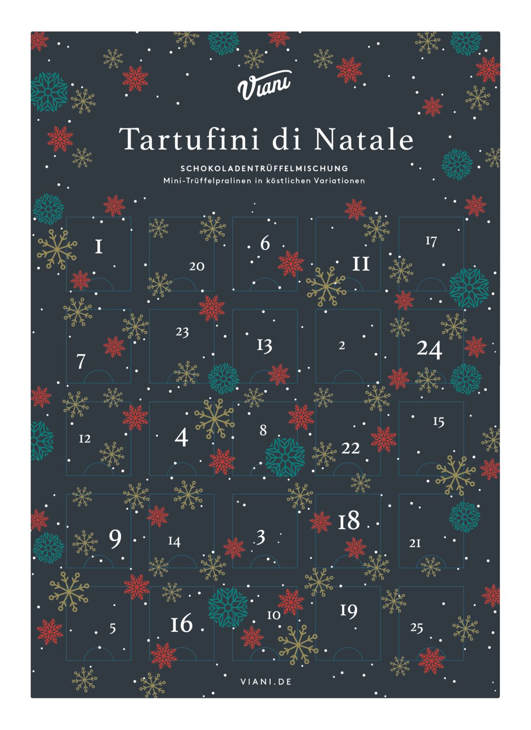 Viani | Adventskalender Tartufini di Natale