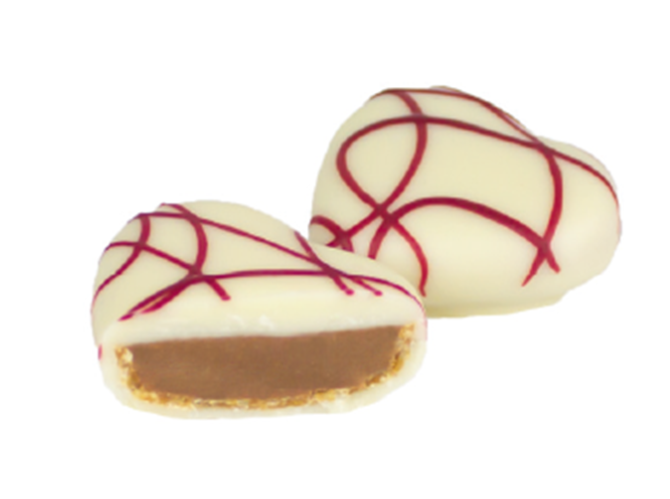 Coppeneur | Praline Krokantnougat Herz (alkoholfrei)