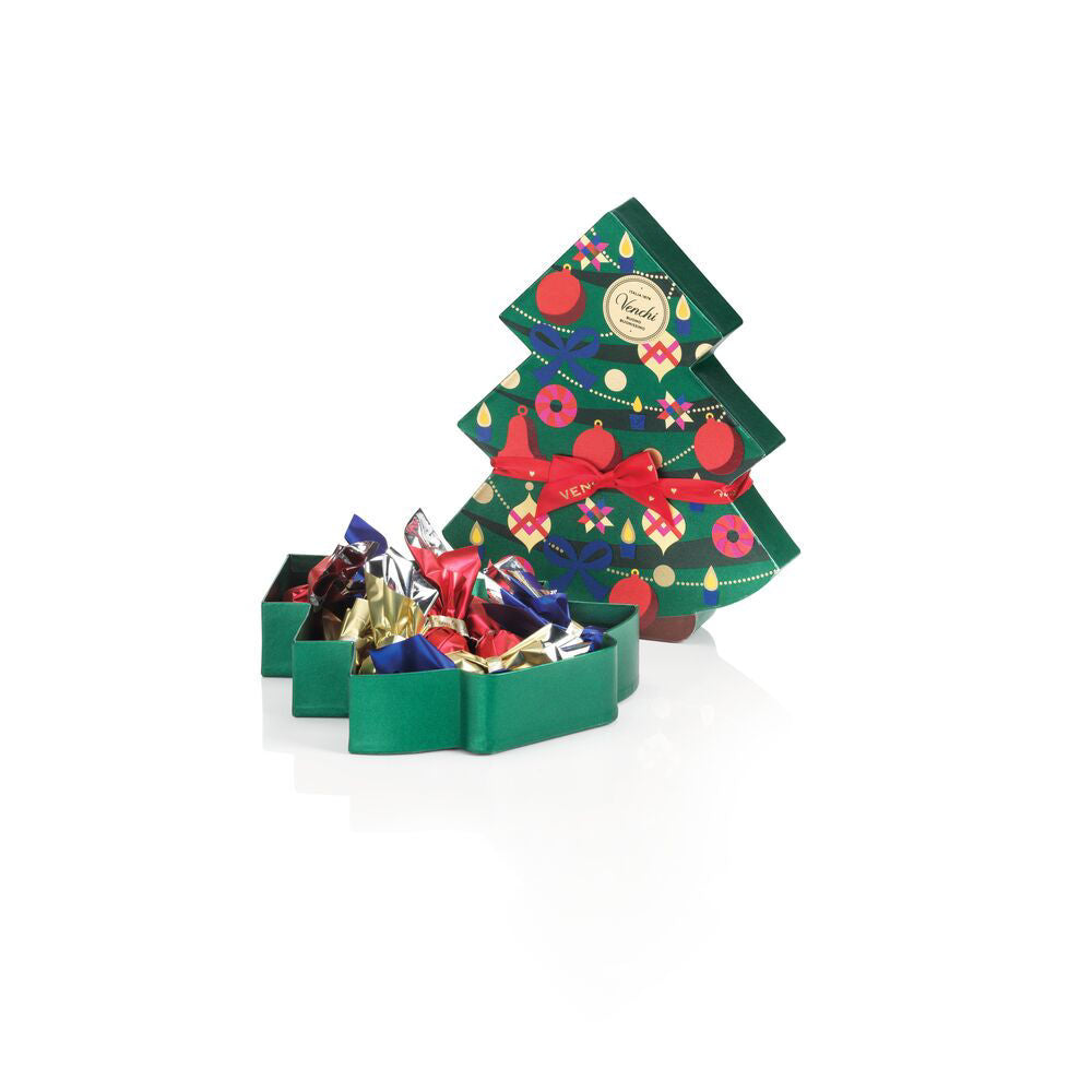 Venchi | Weihnachtsbaum mit feinsortierten Pralinen 197 g