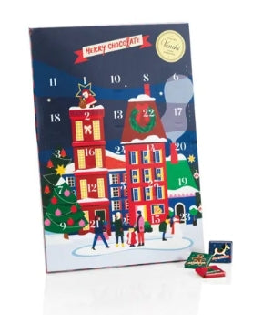 Venchi | Klassischer Adventskalender 181 g – Limitierte Weihnachtsedition mit 24 Schokoladen