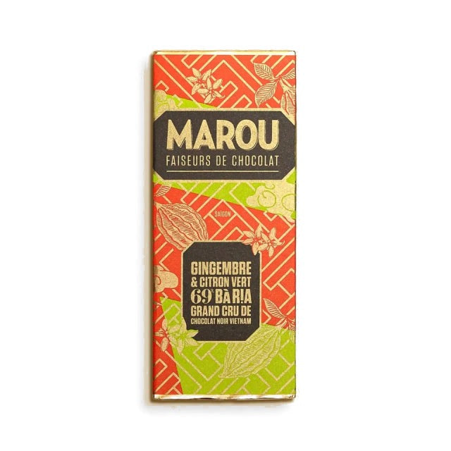 Marou | Ba Ria 69% Minitafel mit Ingwer & Limette VEGAN
