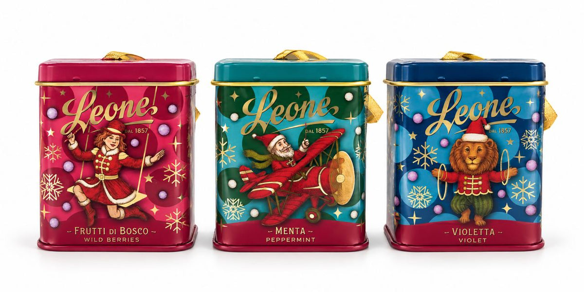 Leone | Weihnachts-Pastillen in der Blechdose VEGAN – alle Varianten