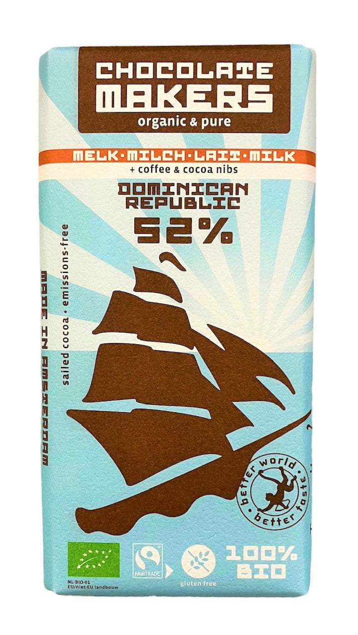 Chocolatemakers | Tres Hombres Kaffee & Kakaonibs 52% (BIO)