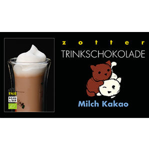 Zotter | Trinkschokolade Milch Kakao (BIO)