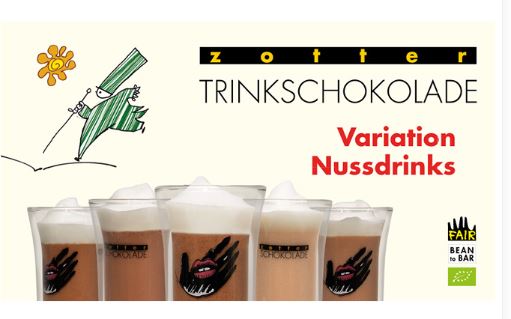Zotter | Trinkschokolade Variation Nussdrinks (BIO)