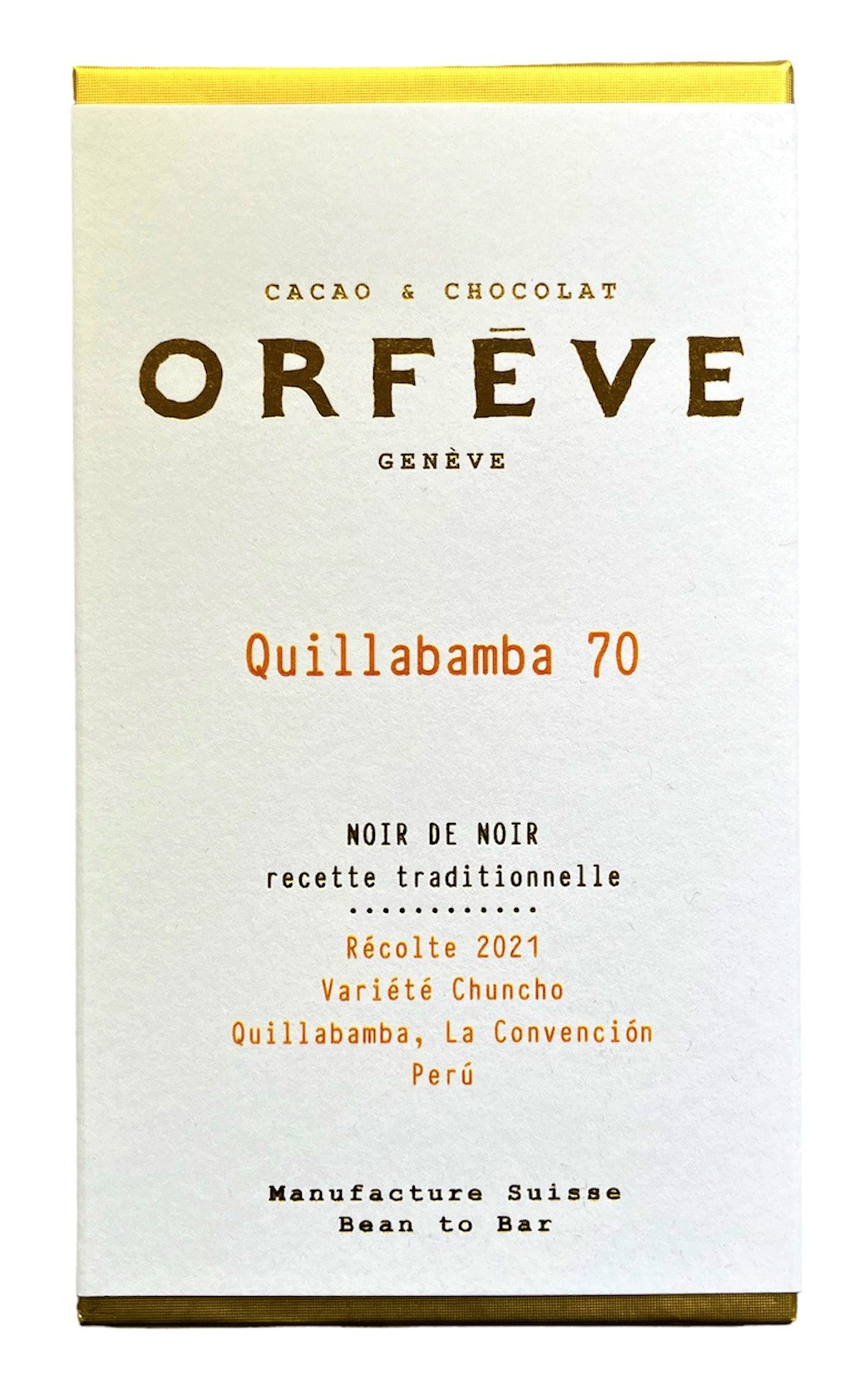 Orfève | Quillabamba 70% Tafel 70g