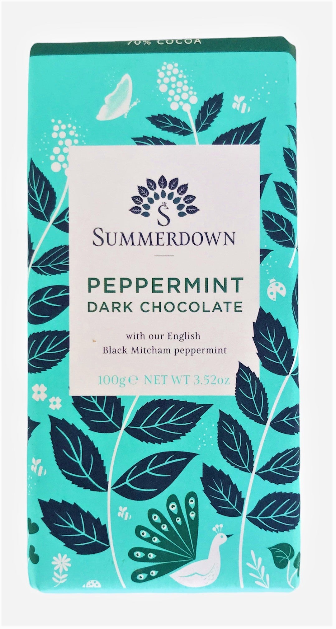 Summerdown | Peppermint Dark Chocolate Tafel 100g