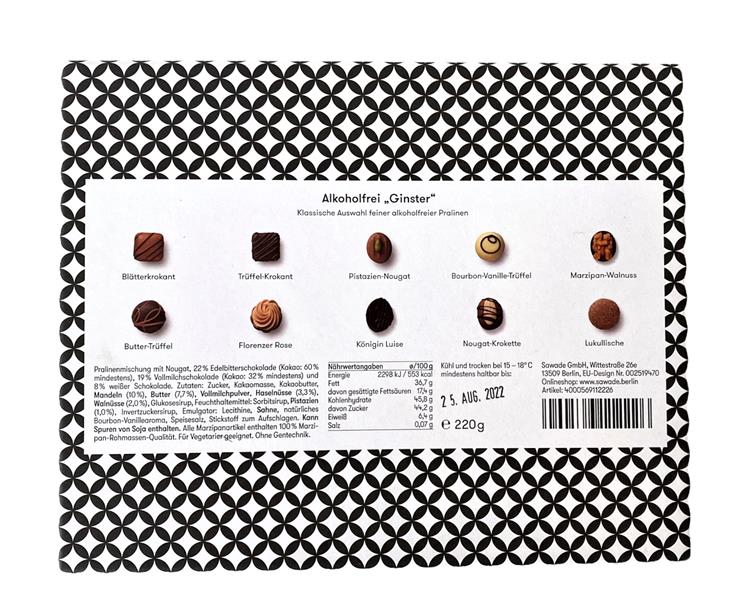 Sawade | Pralinenschachtel „Ginster“ 240g