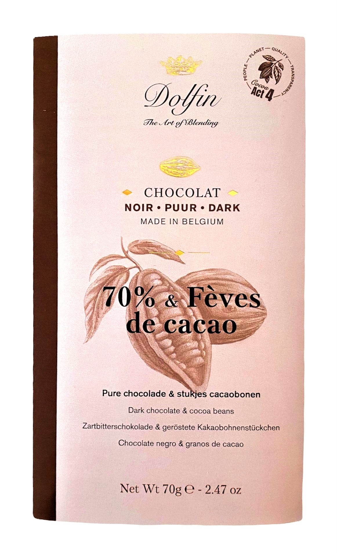 Dolfin | Noir 70% aux Feves de Cacao