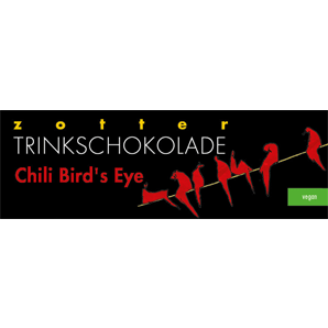 Zotter | Trinkschokolade Chili „Birds Eye“ (BIO) VEGAN