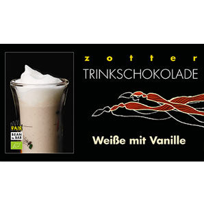 Zotter | Trinkschokolade Weiße mit Vanille (BIO)