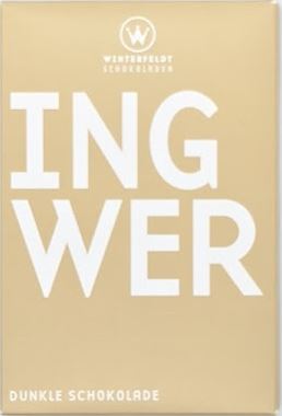 Winterfeldt Schokoladen | Dunkle Schokolade mit Ingwer