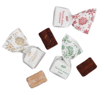 Viani | Geschenkbeutel Tartufi dolci classici misti natale – Weihnachtsedition