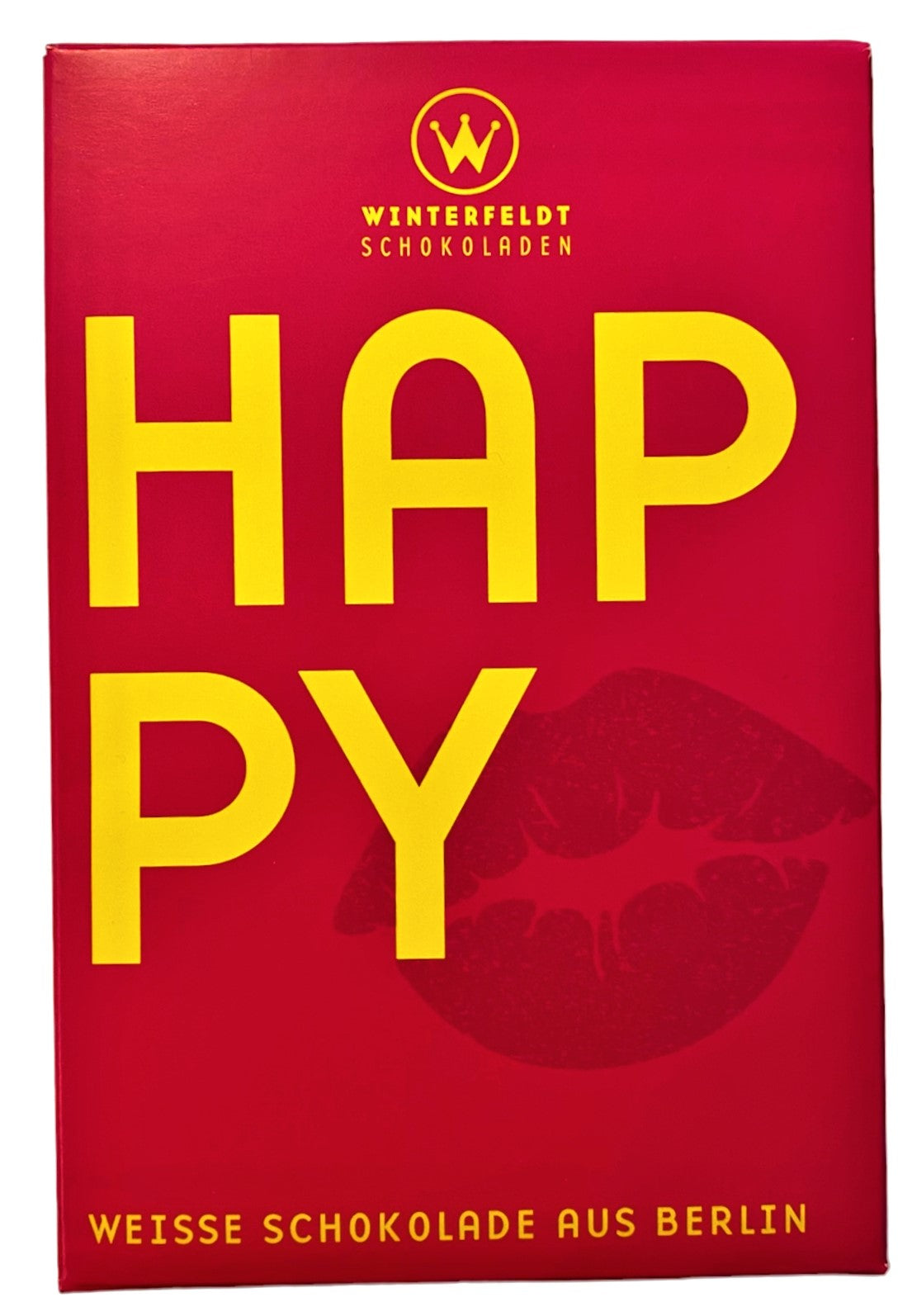 Winterfeldt Schokoladen | Happy – Weisse Schokolade mit Knallbrause und Goldstaub