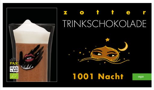 Zotter | Trinkschokolade 1001 Nacht (BIO) VEGAN