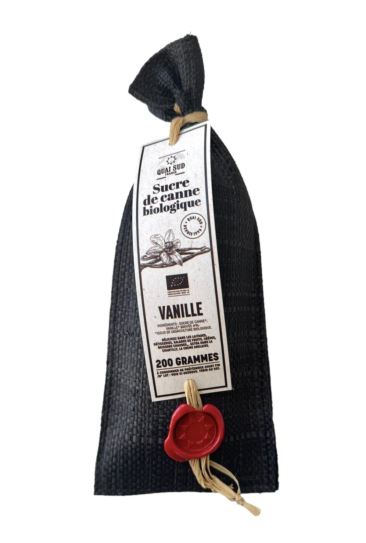 Quai Sud | Sucre de Canne Vanille Vanillezucker 200g (BIO)