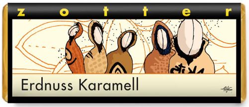 Zotter | Erdnuss Karamell – Dunkle Schokolade 70% (BIO)