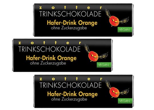 Zotter | Trinkschokolade Hafer-Drink Orange (BIO) VEGAN