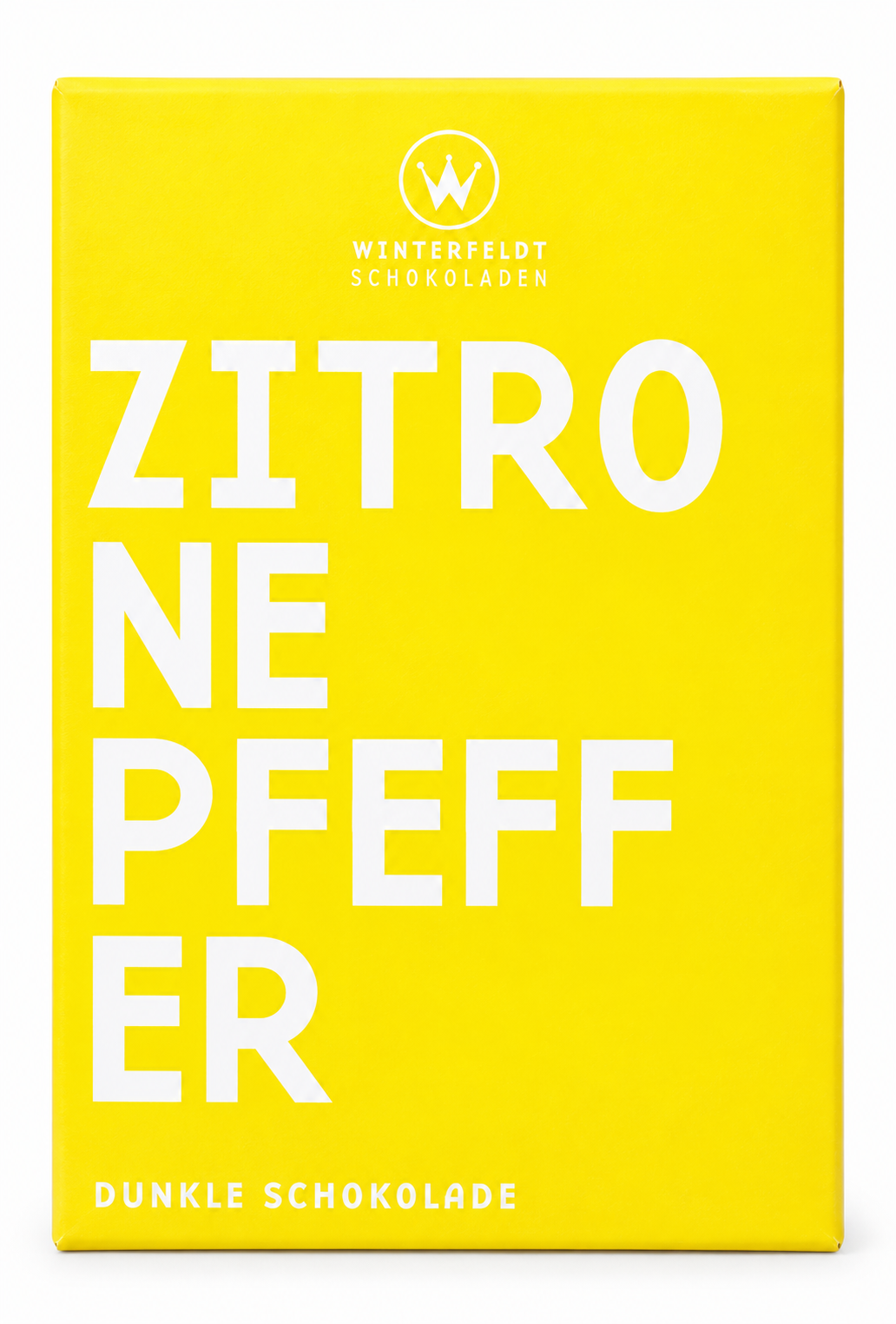 Winterfeldt Schokoladen | Dunkle Schokolade mit Zitrone und Pfeffer