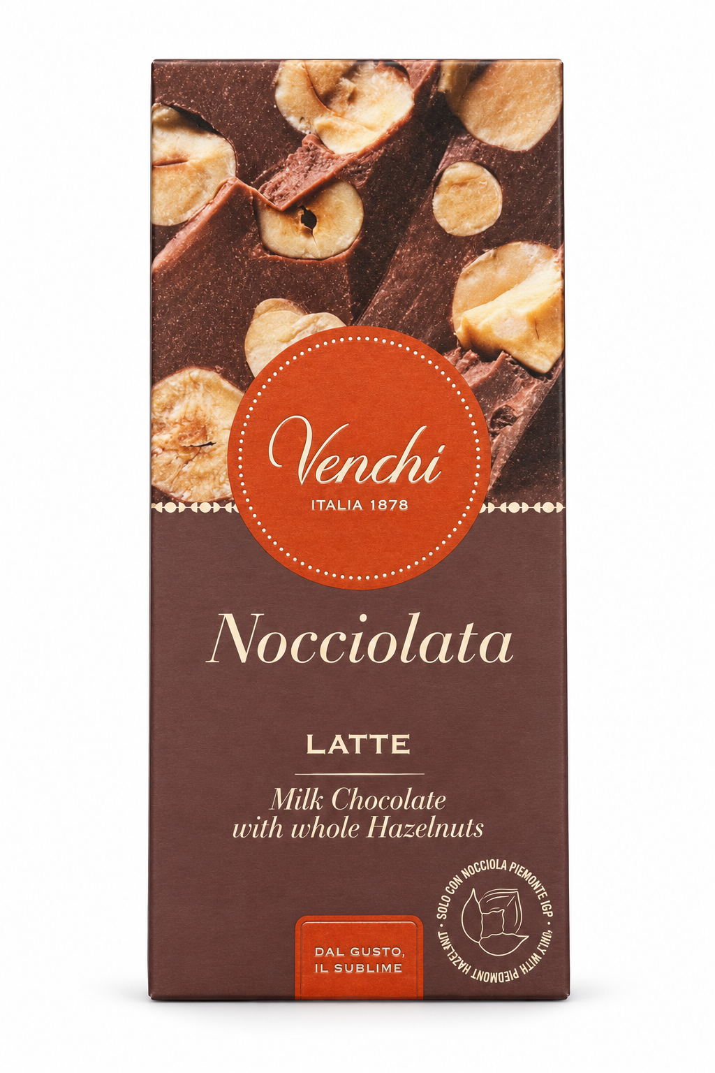 Venchi | Nocciolata Latte – Milchschokolade mit Haselnüssen