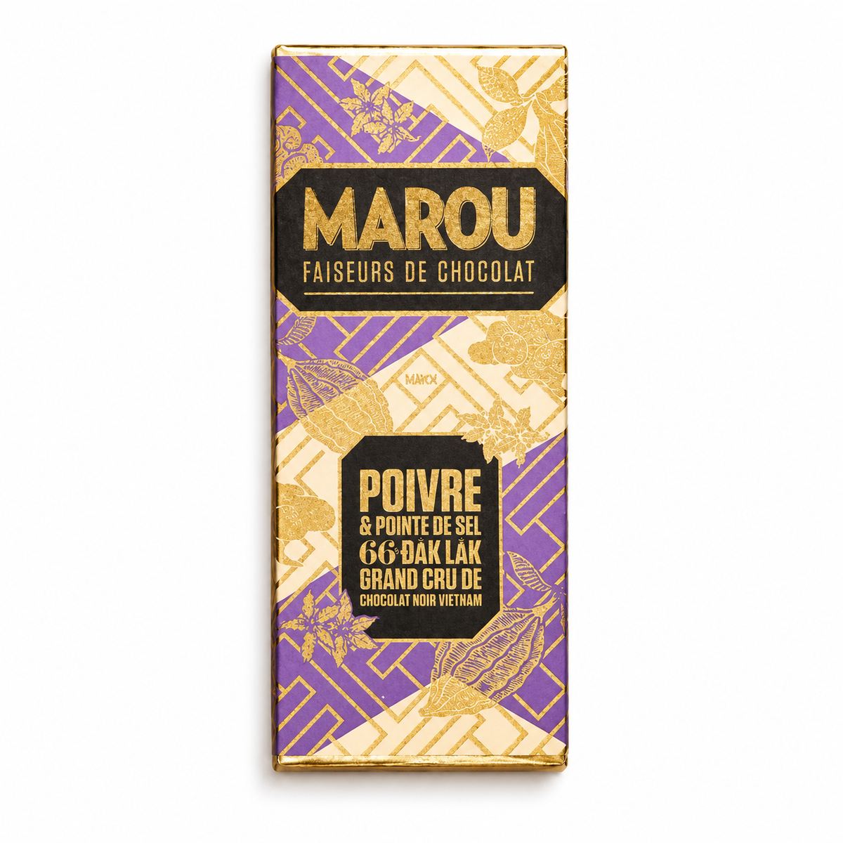 Marou | Dak Lak 66% Minitafel mit Pfeffer und Salz VEGAN