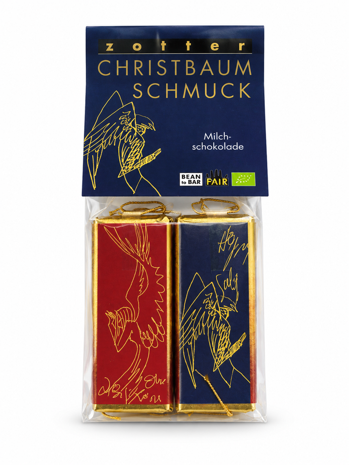 Zotter | Christbaumschmuck – Milchschokolade (BIO)