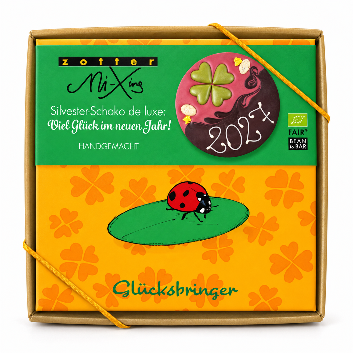 Zotter | Mi-Xing Glücksbringer Silvester-Schoko de luxe (BIO)