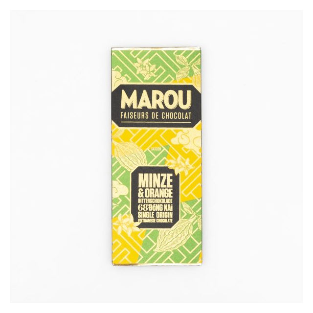 Marou | Dong Nai 68% Minitafel mit Minze & Orange VEGAN